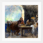 Jean-Louis Forain, The Supper at Emmaus (possibly circa 1912–1913) — white frame