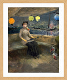 Jean-Louis Forain, Woman on a Yacht — oak frame