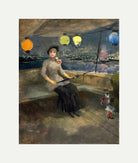 Jean-Louis Forain, Woman on a Yacht — rolled canvas