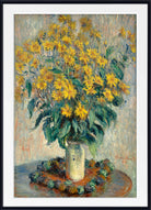 Claude Monet Fine Art Print, Jerusalem Artichoke Flowers