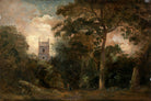 John Constable Print, A Church in the Trees as an unframed print