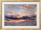 John Constable Print, A Cloud Study, Sunset (ca in a gold frame