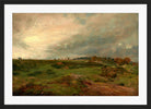 John Constable Print, A Road across Hampstead Heath (ca in a black frame