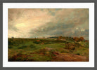 John Constable Print, A Road across Hampstead Heath (ca in a dark grey frame