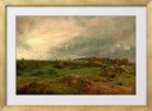 John Constable Print, A Road across Hampstead Heath (ca in a gold frame
