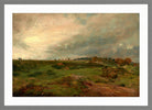 John Constable Print, A Road across Hampstead Heath (ca in a light grey frame