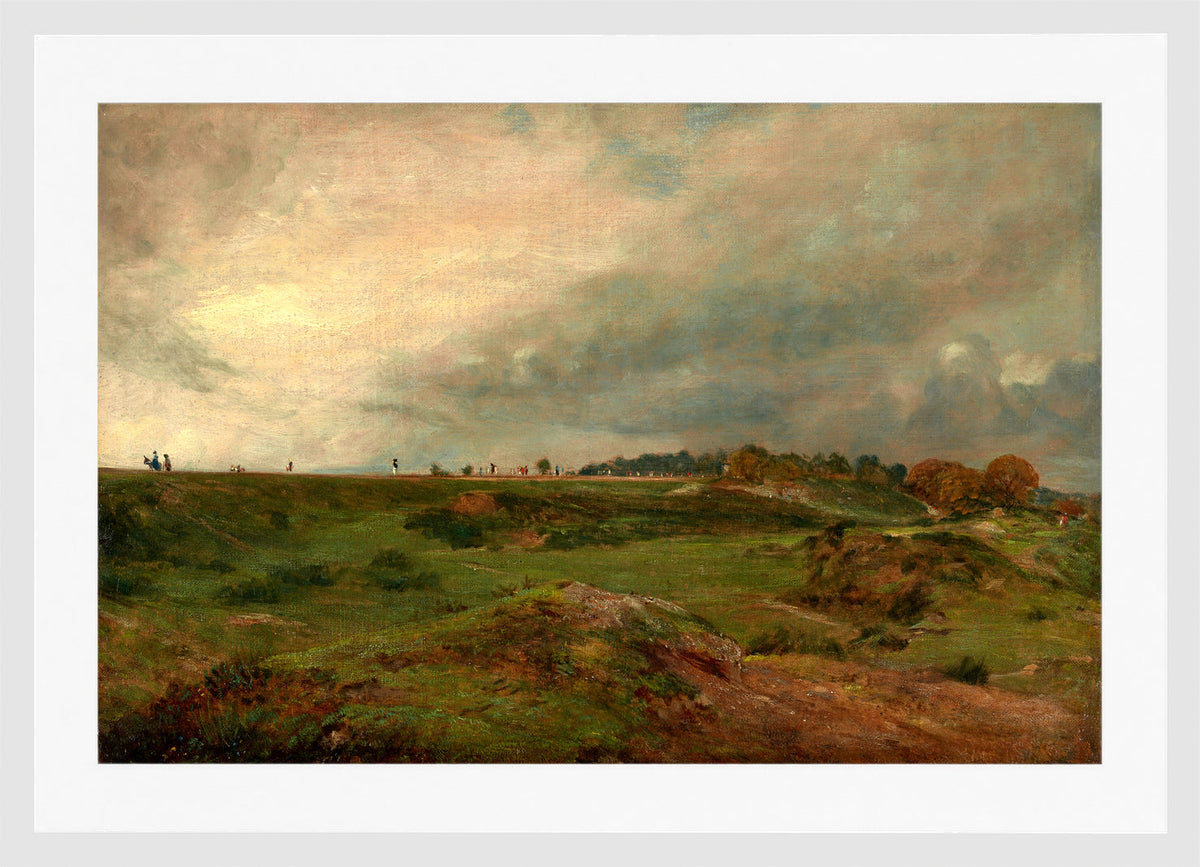 John Constable Print, A Road across Hampstead Heath (ca in a white frame