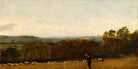John Constable Print, A Shepherd in a Landscape looking across Dedham Vale towards Langham (ca as an unframed print