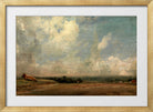 John Constable Print, A View from Hampstead Heath (ca in a gold frame