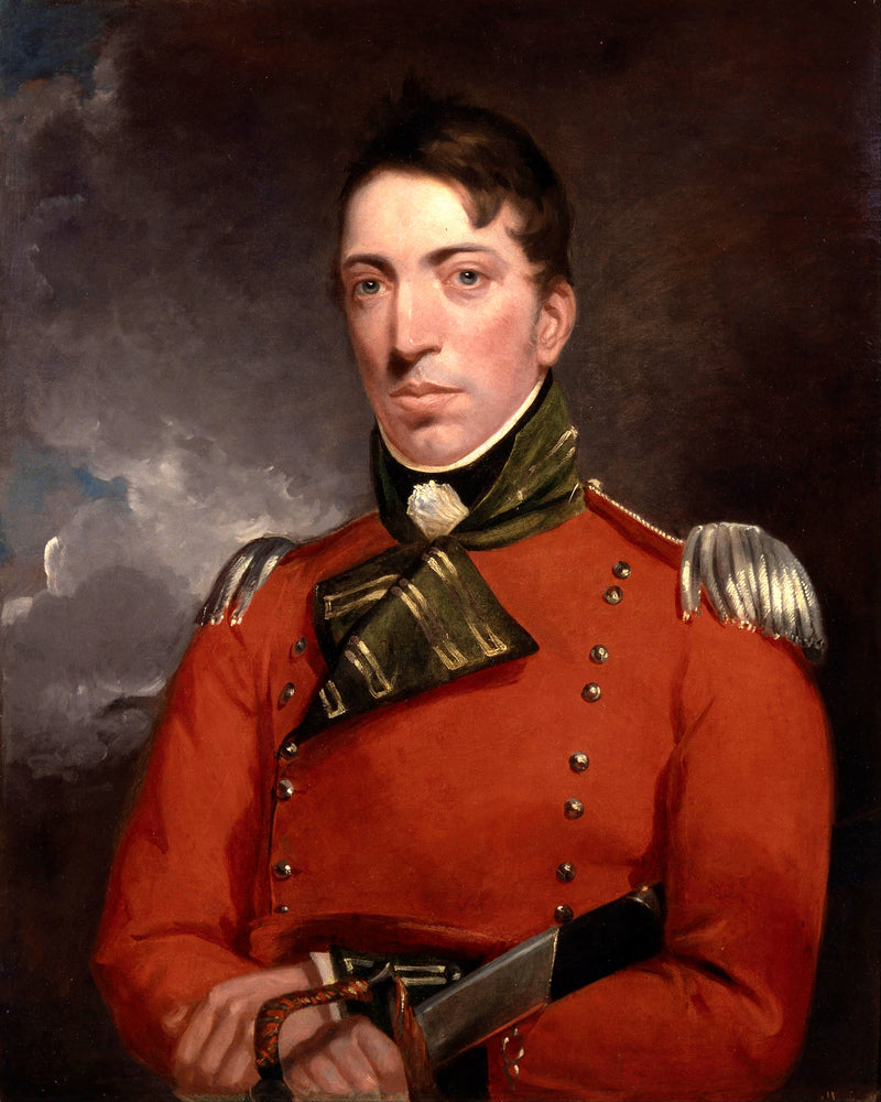 John Constable Print, Captain Richard Gubbins (1804-1805) as an unframed print