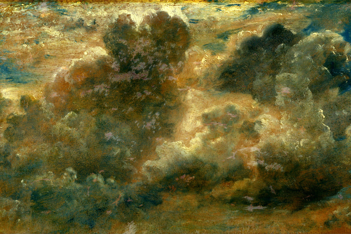 John Constable Print, Cloud Study (1822) as an unframed print