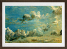 John Constable Print, Cloud Study in a brown frame