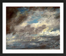 John Constable Print, Cloud Study (ca in a black frame