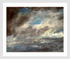 John Constable Print, Cloud Study (ca in a white frame