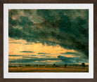 John Constable Print, Cloud Study (ca in a brown frame