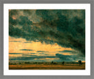 John Constable Print, Cloud Study (ca in a light grey frame
