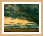 John Constable Print, Cloud Study (ca in an oak frame