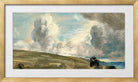 John Constable Print, Cloud Study, possibly over Harnham Ridge in a gold frame