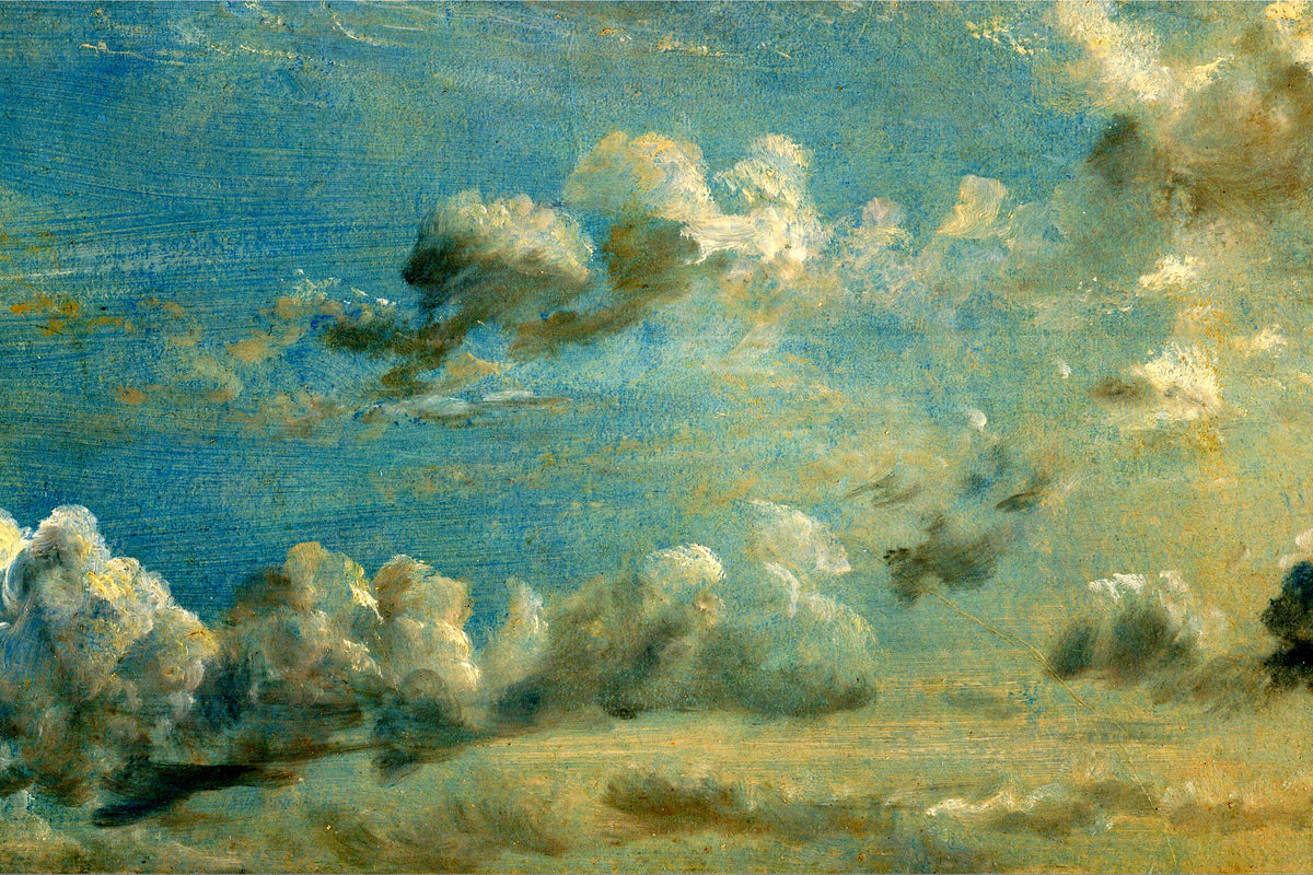 John Constable Print, Cloud Study as an unframed print