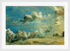 John Constable Print, Cloud Study in a white frame
