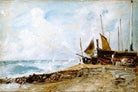 John Constable Print, Coast Scene Near Brighton (1824-1828) as an unframed print