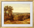 John Constable Print, Dedham Vale (1802) in a gold frame