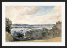 John Constable Print, Dedham Vale, Suffolk, from near East Bergholt (c in a black frame