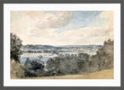 John Constable Print, Dedham Vale, Suffolk, from near East Bergholt (c in a dark grey frame
