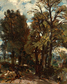 John Constable Print, Fen Lane, East Bergholt (ca as an unframed print