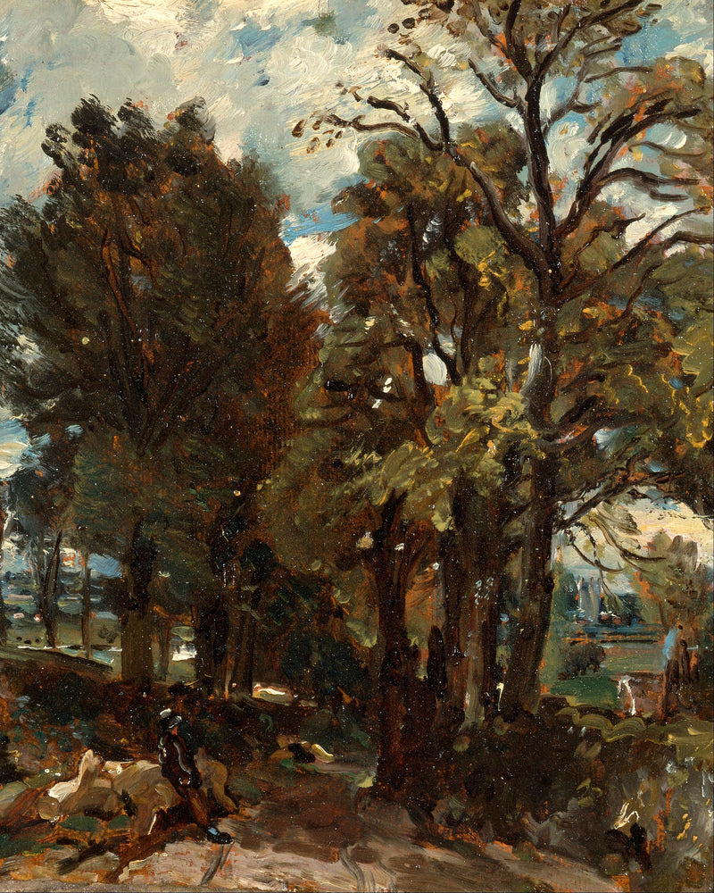 John Constable Print, Fen Lane, East Bergholt (ca as an unframed print