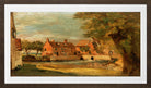 John Constable Print, Flatford Mill (1810-1811) in a brown frame