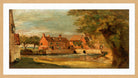 John Constable Print, Flatford Mill (1810-1811) in an oak frame