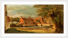 John Constable Print, Flatford Mill (1810-1811) in a white frame