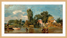 John Constable Print, Flatford Mill in an oak frame