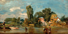 John Constable Print, Flatford Mill as an unframed print