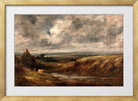 John Constable Print, Hampstead Heath (1825-1830) in a gold frame