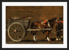 John Constable Print, Horse and Cart (ca in a black frame
