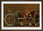 John Constable Print, Horse and Cart (ca in a brown frame