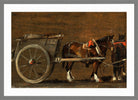 John Constable Print, Horse and Cart (ca in a light grey frame