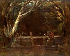 John Constable Print, Landscape (The Lock) (1820-25) as an unframed print