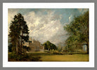John Constable Print, Malvern Hall, Warwickshire (1820 - 1821) in a light grey frame
