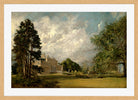 John Constable Print, Malvern Hall, Warwickshire (1820 - 1821) in an oak frame