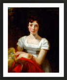 John Constable Print, Mary Freer (1809) in a black frame