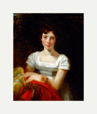 John Constable Print, Mary Freer (1809) with an off-white border for rolled canvas