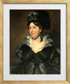 John Constable Print, Mrs. James Pulham Sr. (Frances Amys, ca in a gold frame