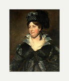 John Constable Print, Mrs. James Pulham Sr. (Frances Amys, ca with an off-white border for rolled canvas