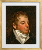 John Constable Print, Portrait of William Travis (c in a gold frame