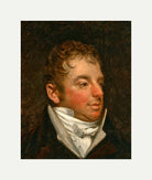 John Constable Print, Portrait of William Travis (c with an off-white border for rolled canvas