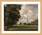 John Constable Print, Salisbury Cathedral from Lower Marsh Close (1820) in an oak frame
