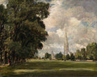 John Constable Print, Salisbury Cathedral from Lower Marsh Close (1820) as an unframed print